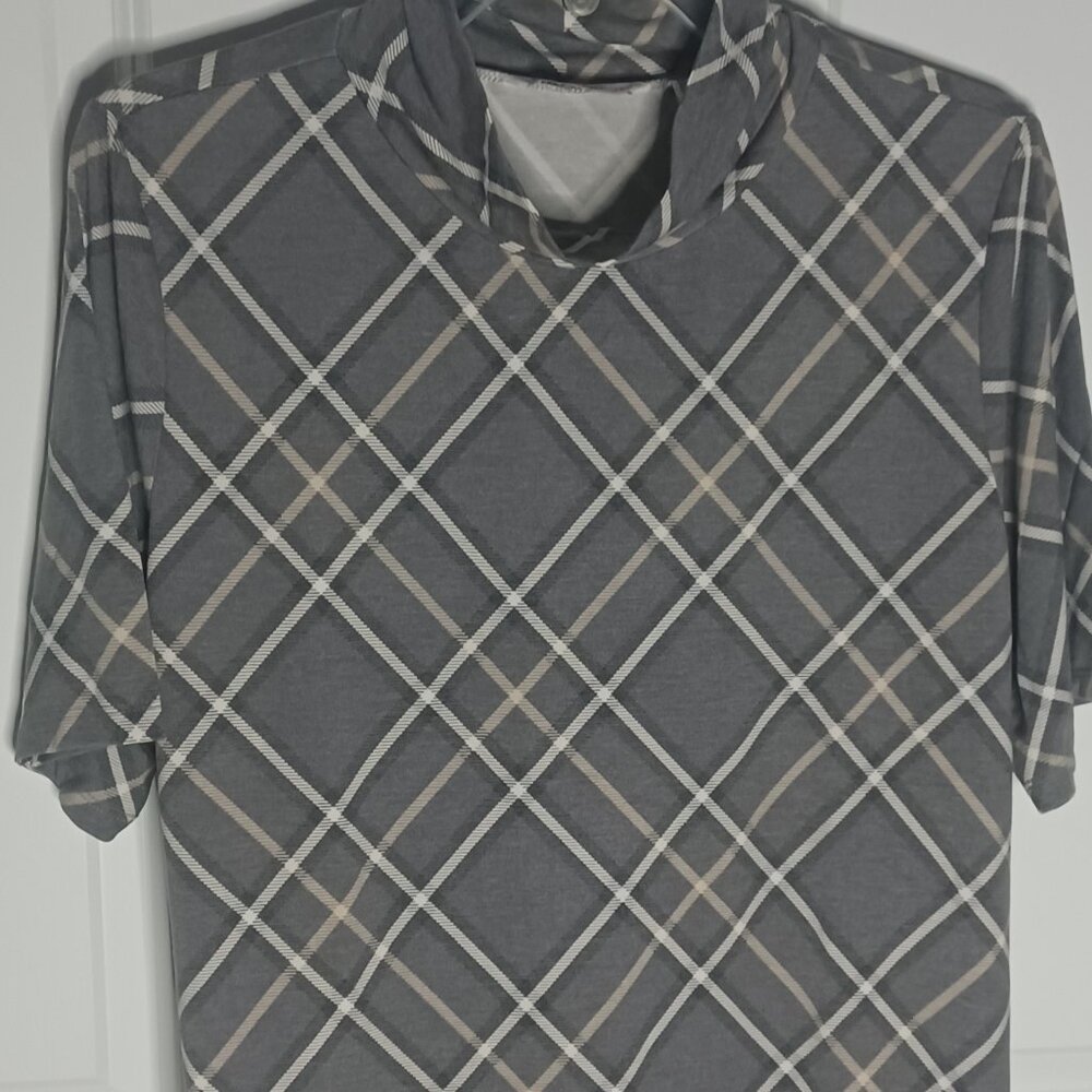 NEW Isaac Mizrahi Live Short Sleeve Top size Large